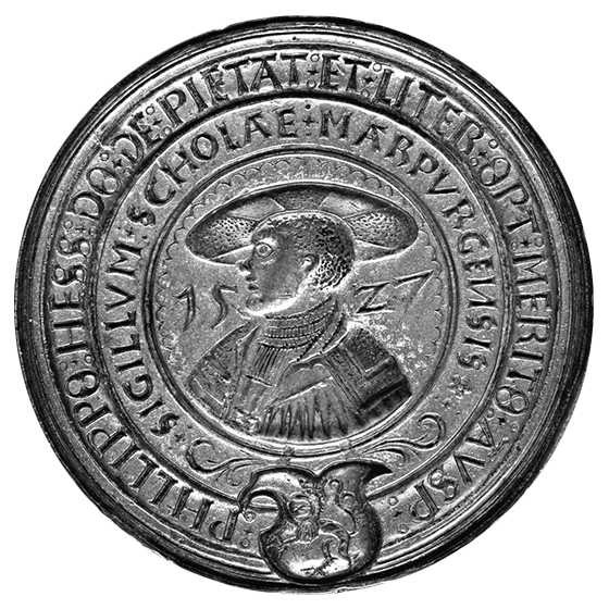 Seal of the Marburg school from 1527